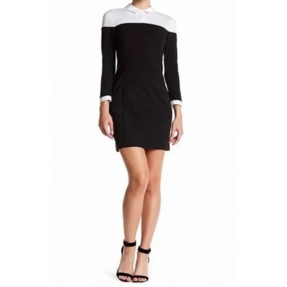 1. State Black And White Colorblock Dress NWT